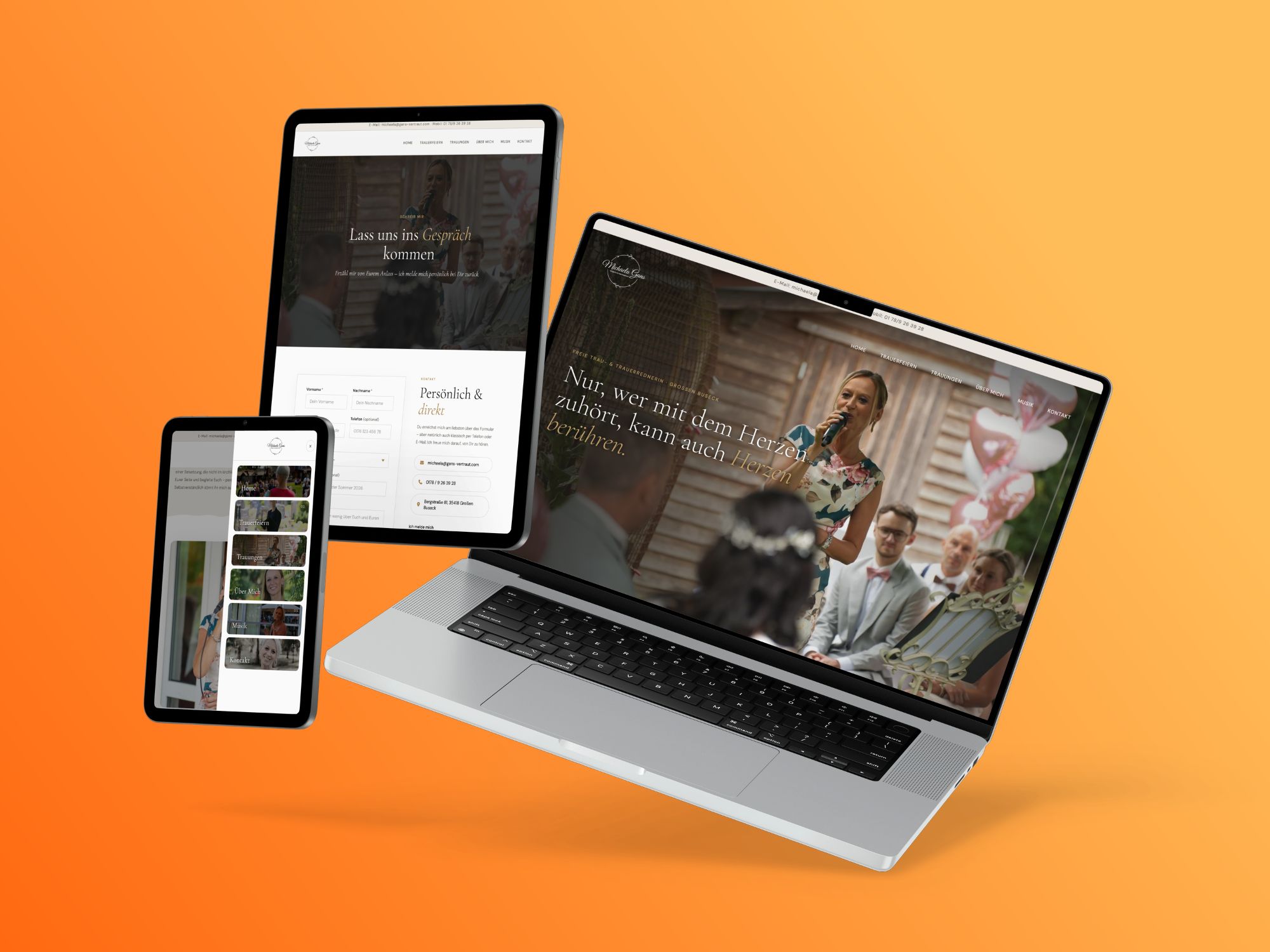 Gans Vertraut – Website-Vorschau