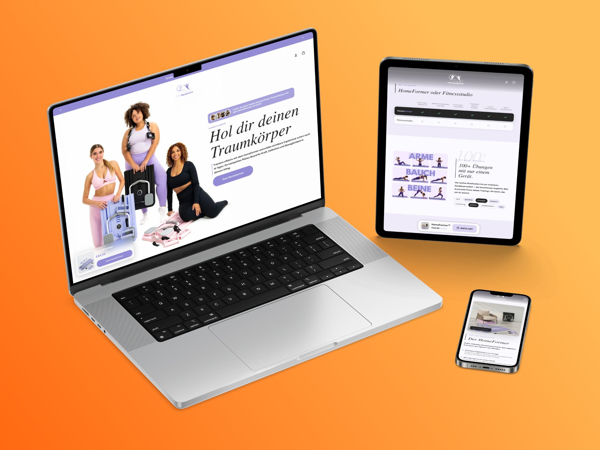 LTS-Equipment – Website-Vorschau